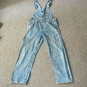 Free people denim overall